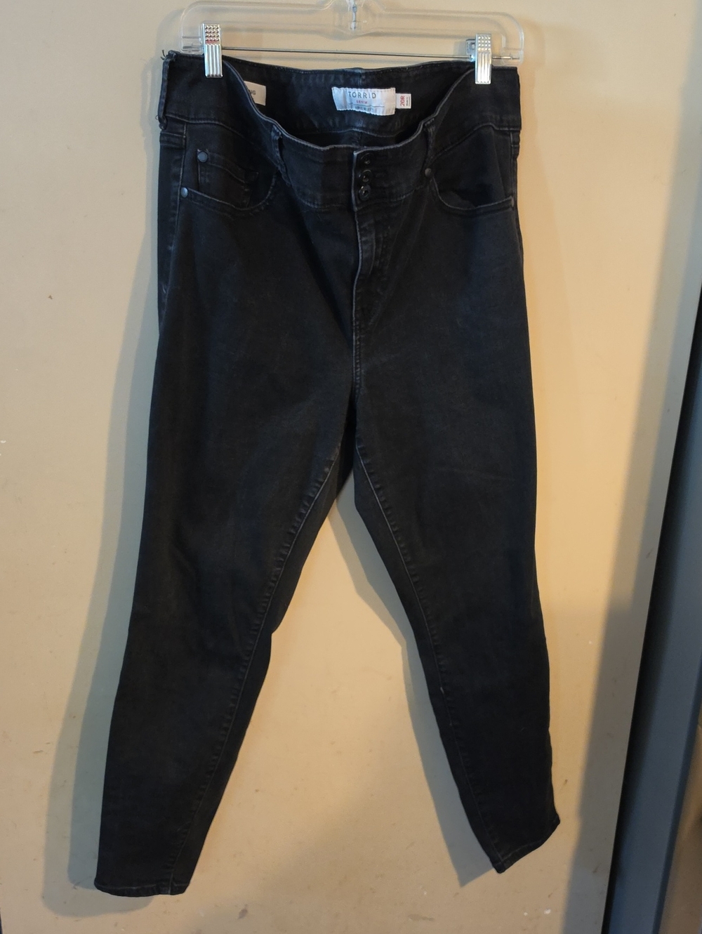 torrid Black High-Rise Skinny Jeans